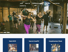 Tablet Screenshot of crossfitws.com